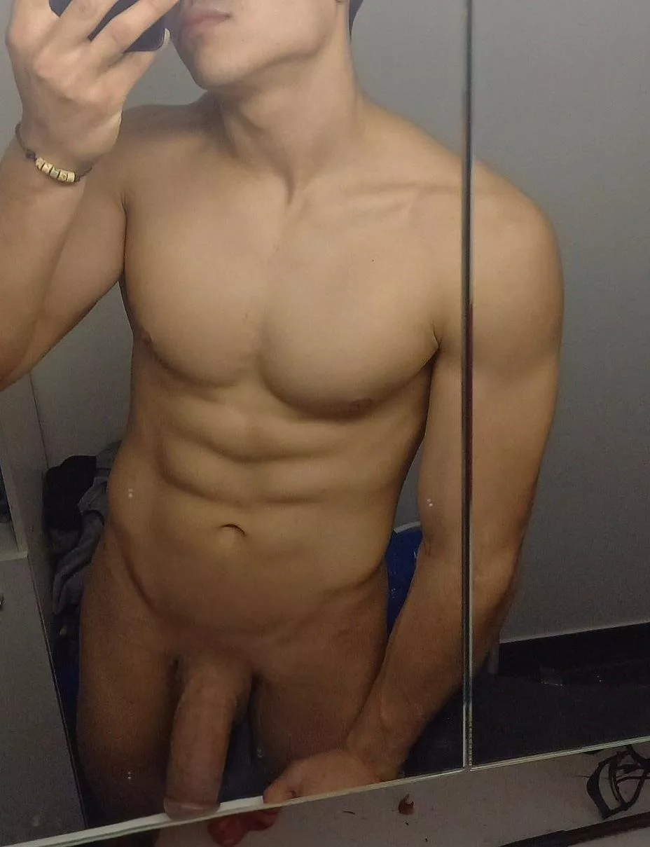 Just showing off my abs