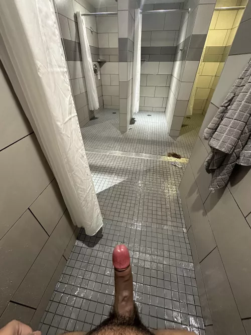 Little guy wouldn’t go down in the men’s locker room