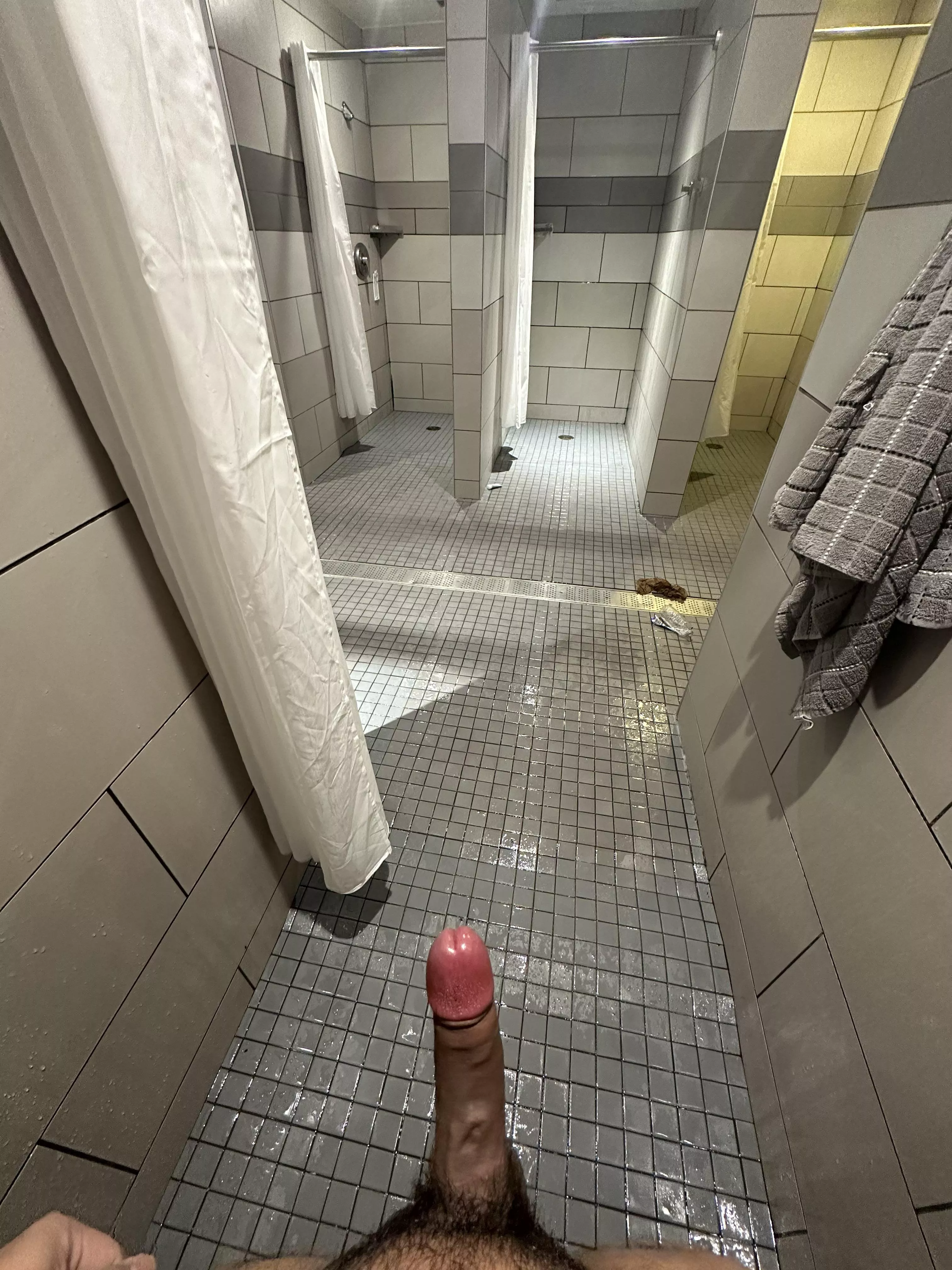 Little guy wouldn’t go down in the men’s locker room