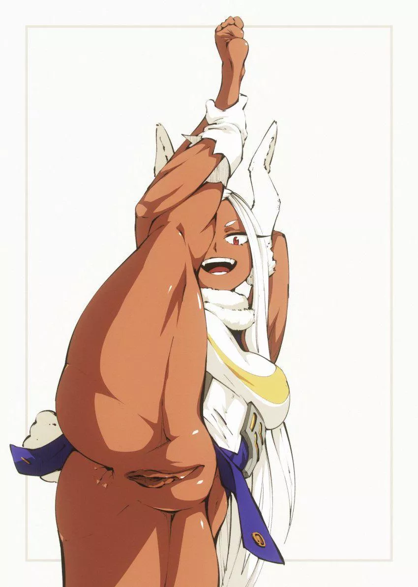 Mirko Spreading Her Legs (Flou) [My Hero Academia]