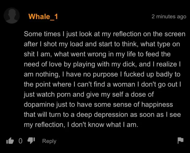 most dialed in post nut clarity i’ve ever seen 😭