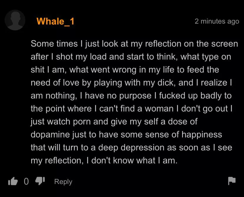 most dialed in post nut clarity i’ve ever seen 😭