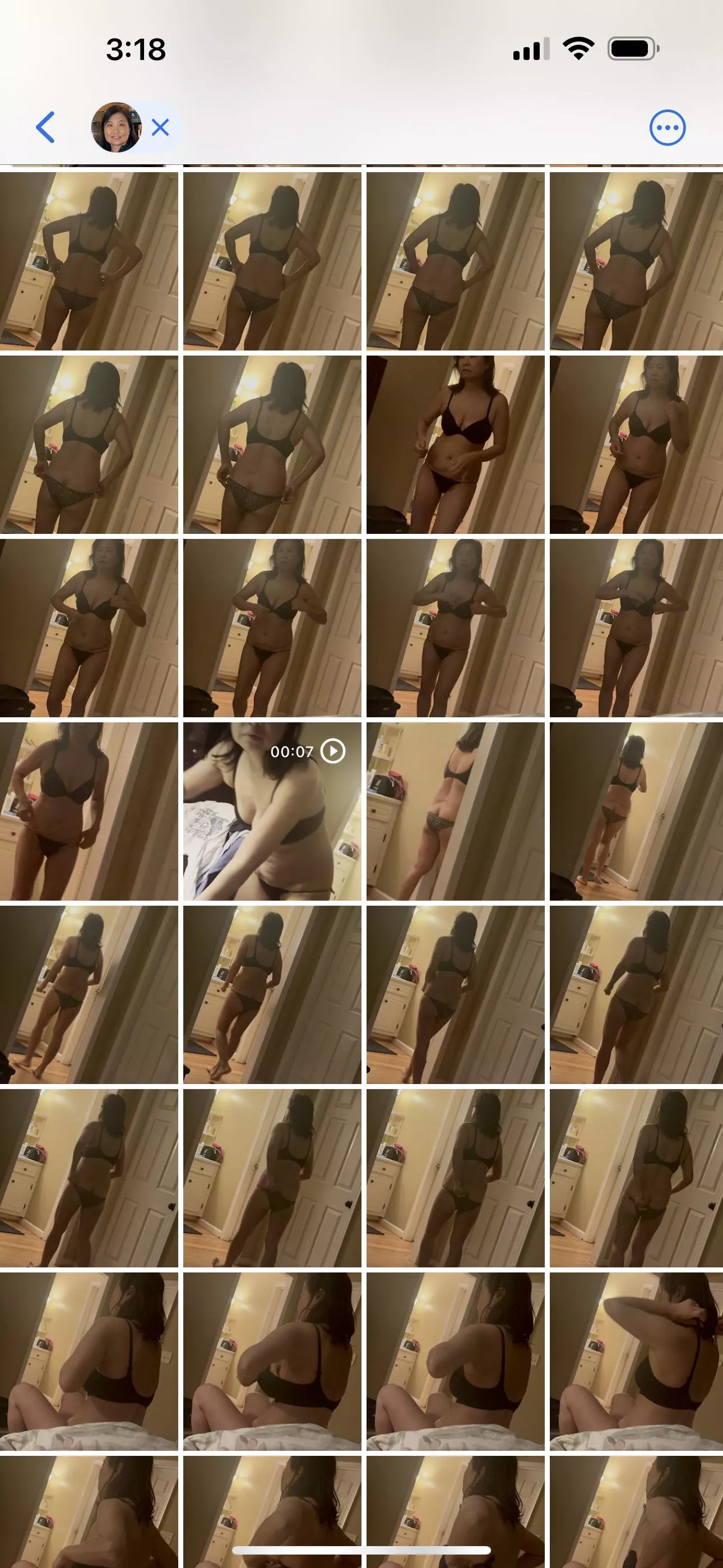 My mature Korean wife in panties. Let me know if you want to see more