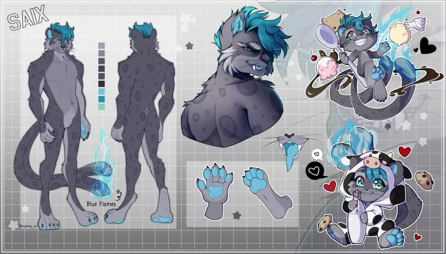 Reference sheet commission for a user on Twitter ♥
