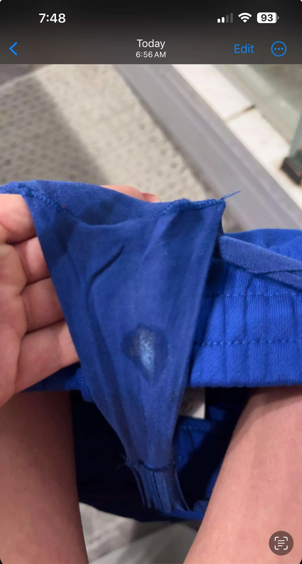 Starting off my morning wet