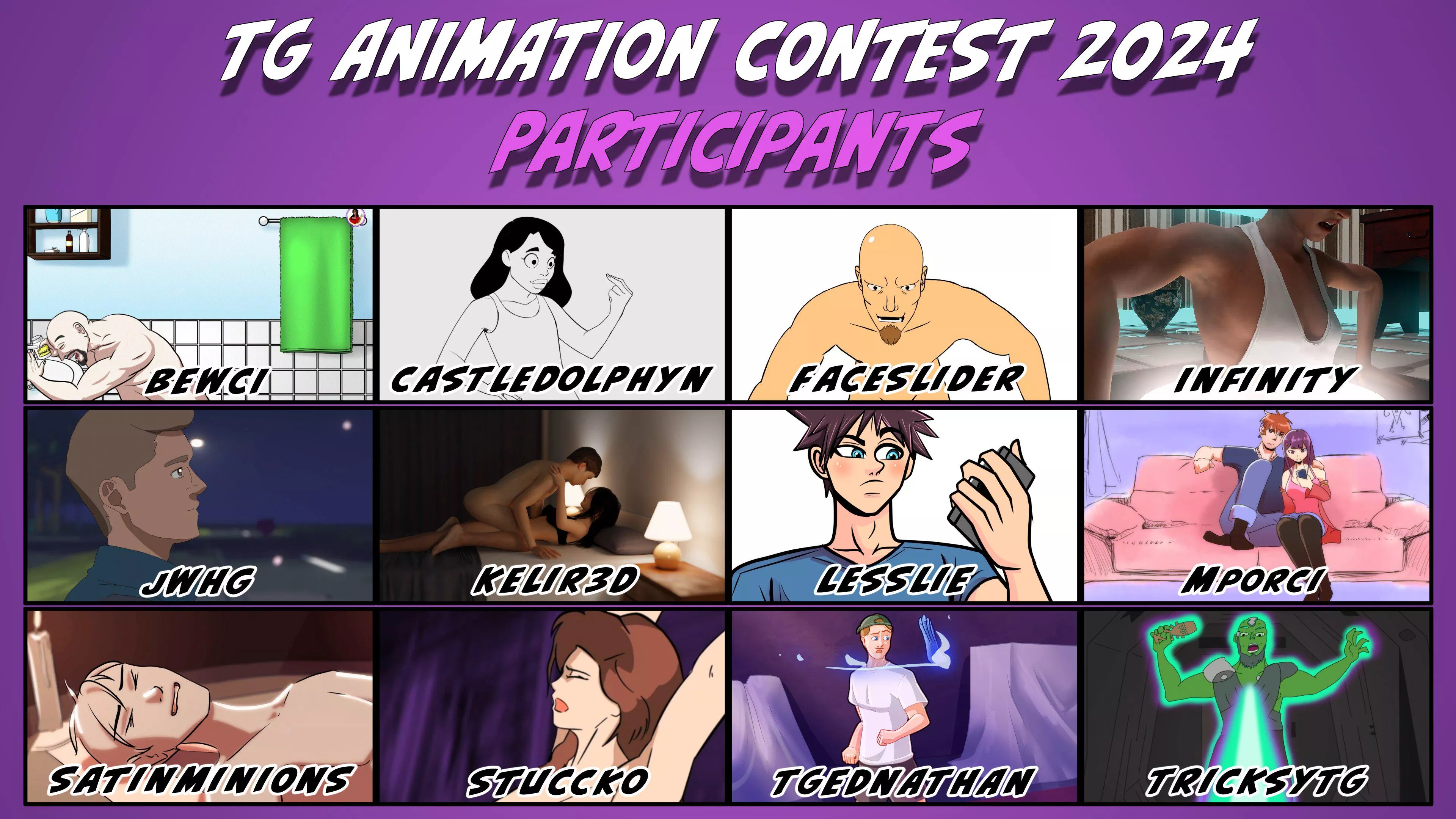 Surody's TG Animation Contest 2024! Today (March 24th) at 8PM CET (12PM PST). Details in the comments!