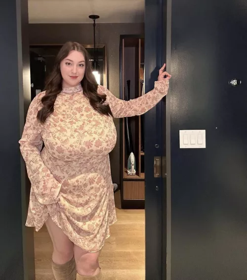 That dress isn’t hiding anything 