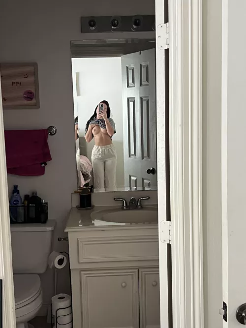 They should be in your mouth rn