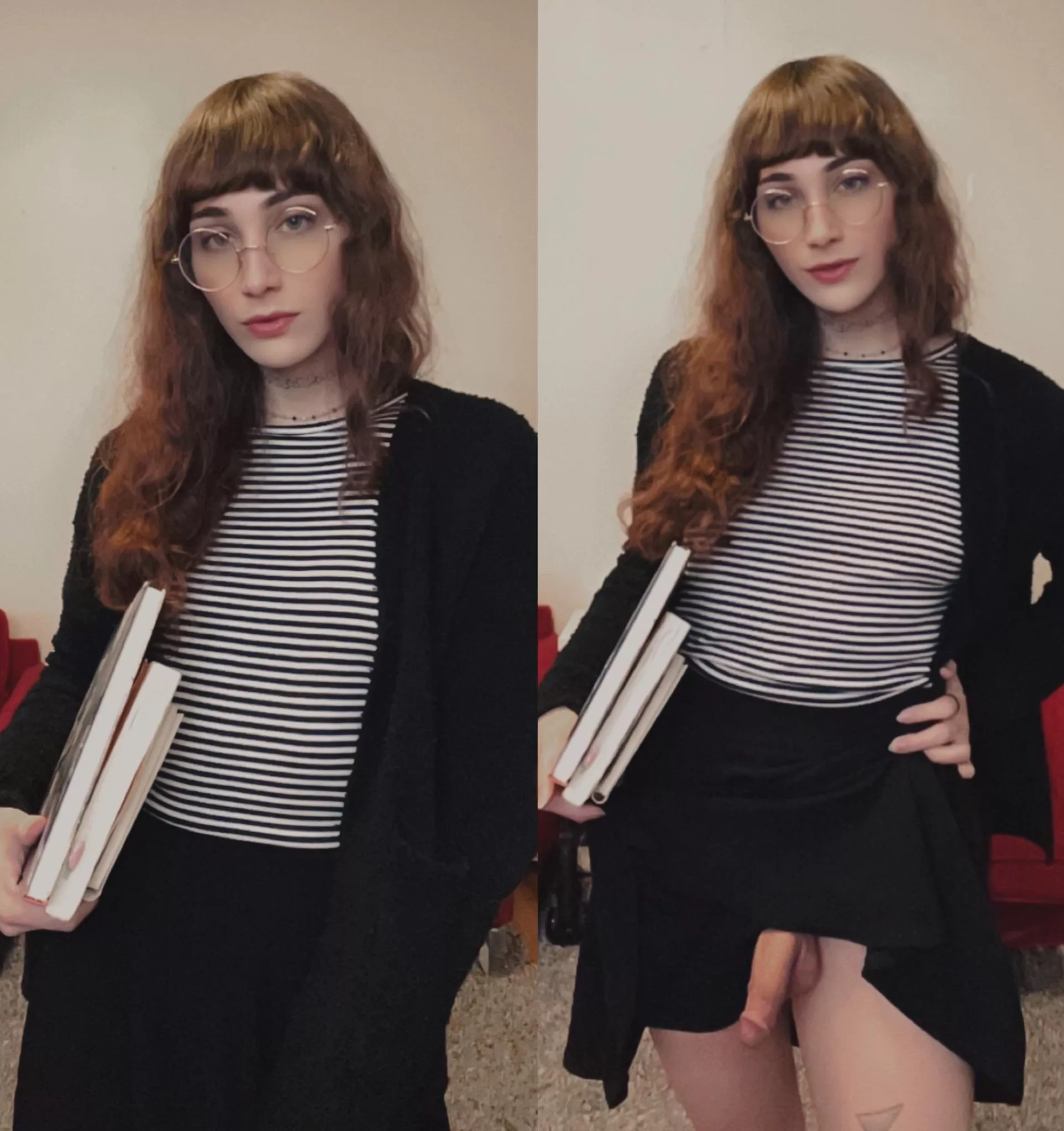 What would you do if you saw me like this in a empty library? 🥺