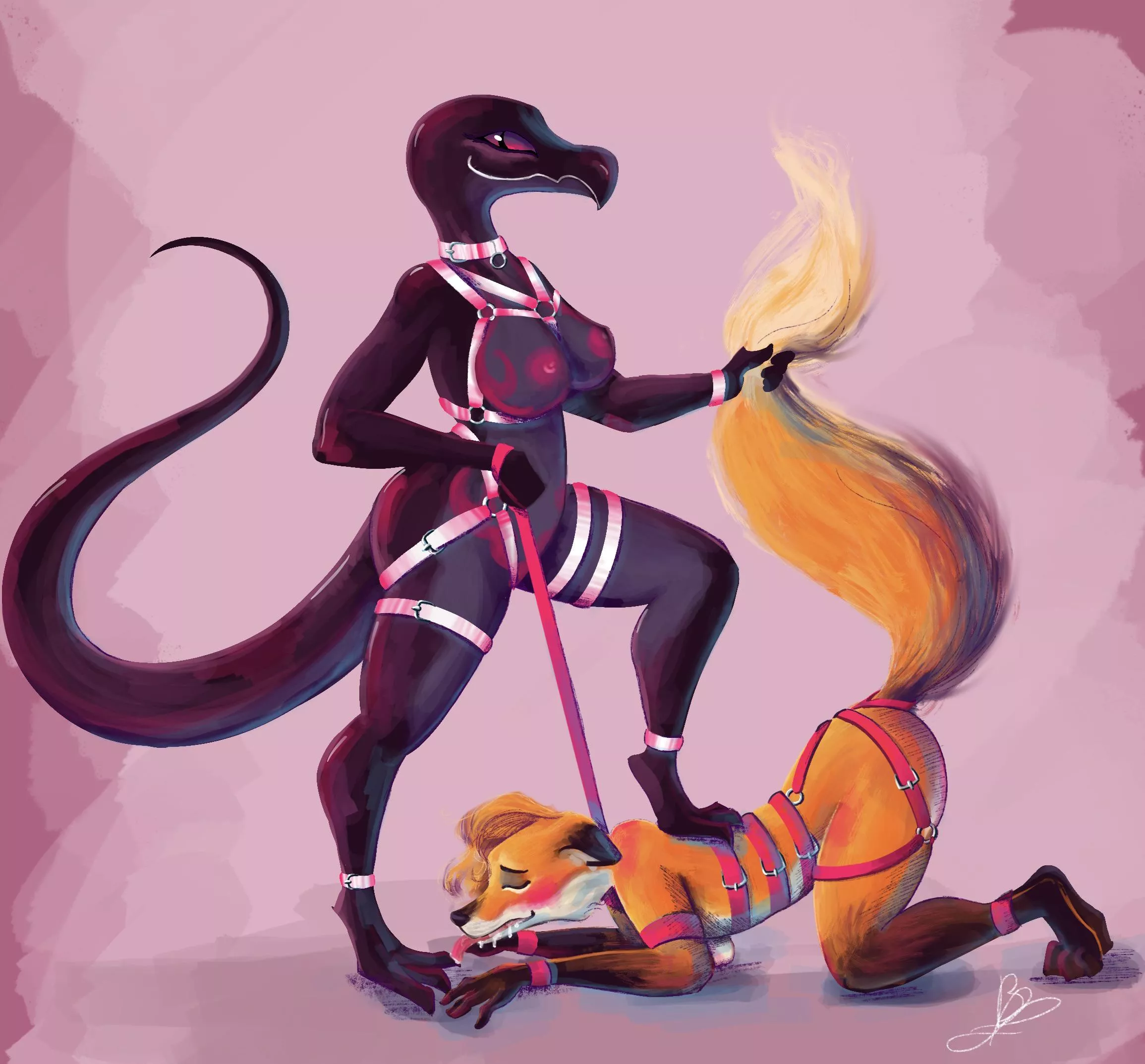 Worshipping Mistress’ feet [FF] (BrightPink_Fox)