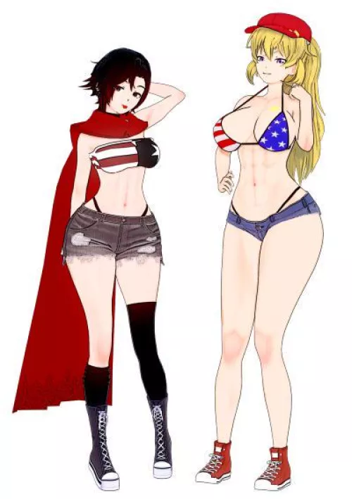 Yang & Ruby's Patch Pride Outfits ( fatallyobsessed)