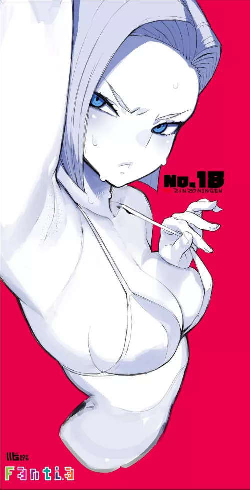 Android 18's Underarm Stubble in a Sexy Bikini (@mg_no29)