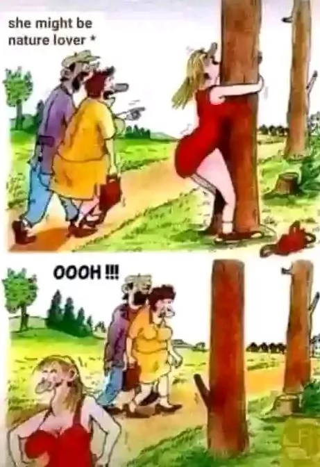 Be kind with trees...