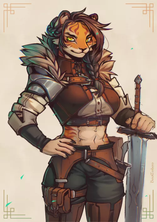 Berserk Tigress (art by me)