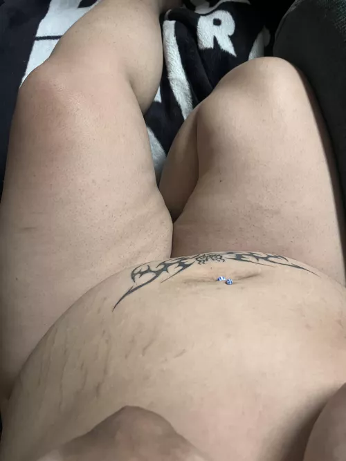 can’t even see it over my belly