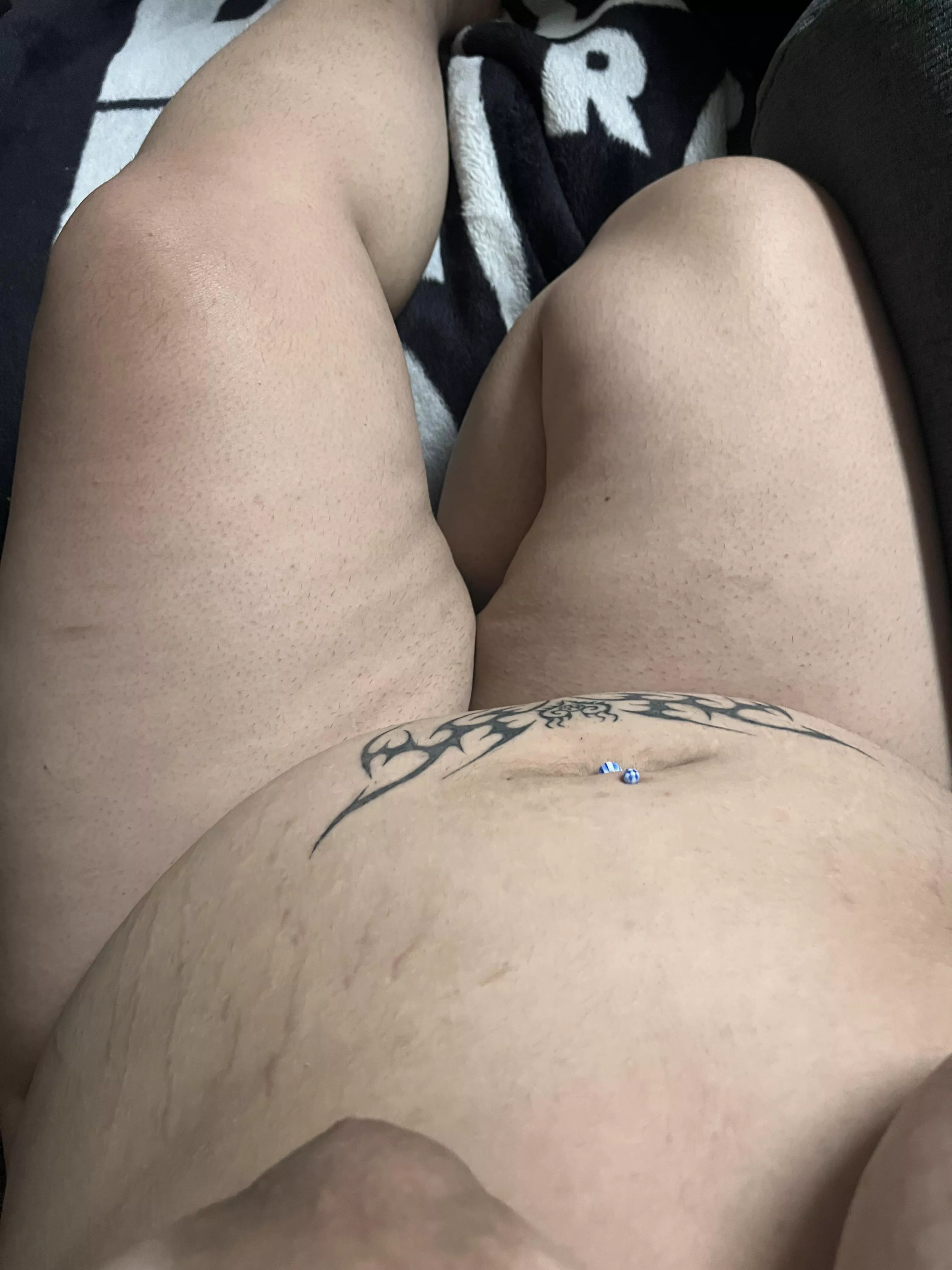 can’t even see it over my belly