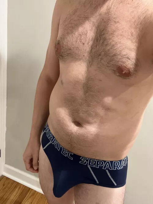 Dad in his briefs