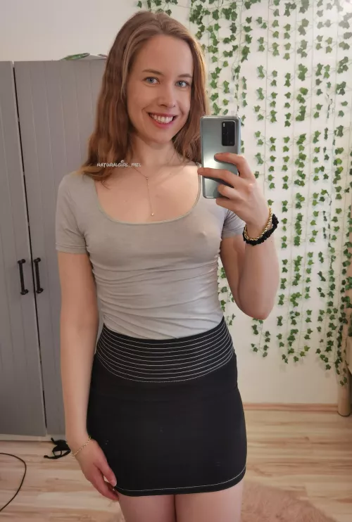 Feeling free without bra