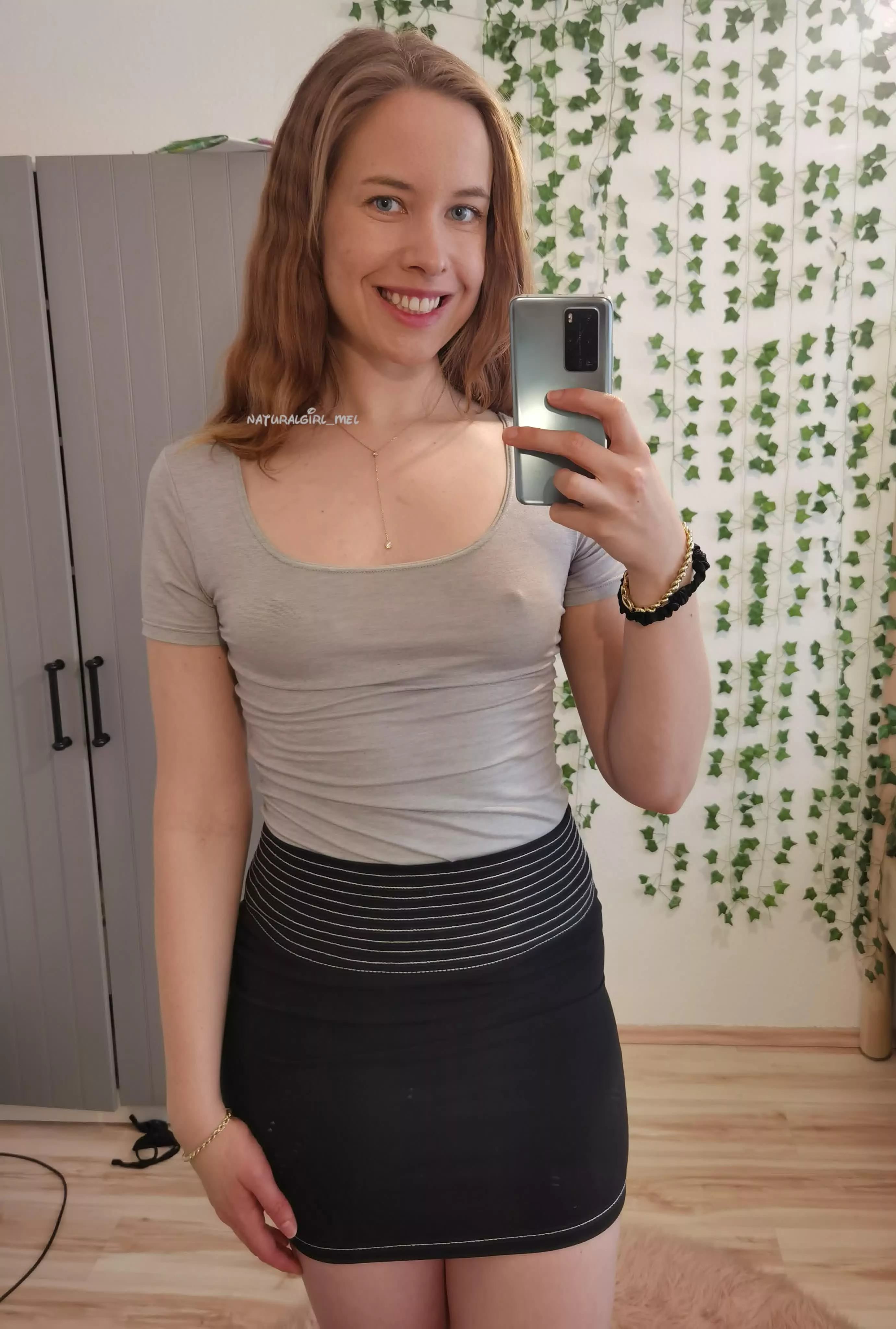 Feeling free without bra