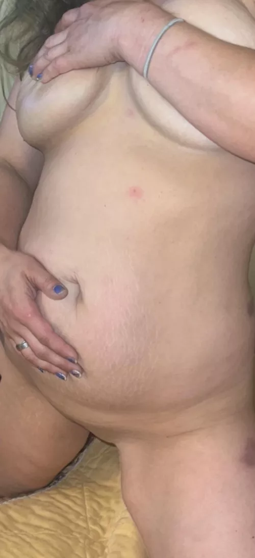 Fertile and not on birth control again I want so badly to see another man breed her. Latina milf mom of  three