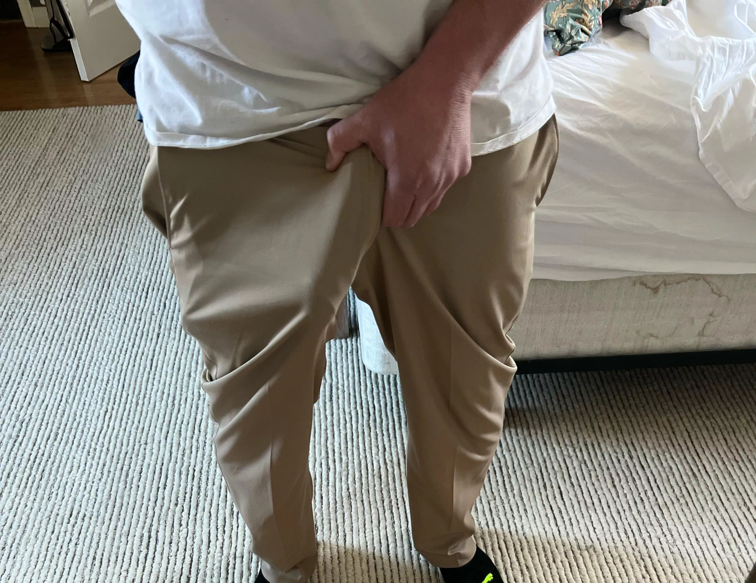 Hard to contain in khakis!