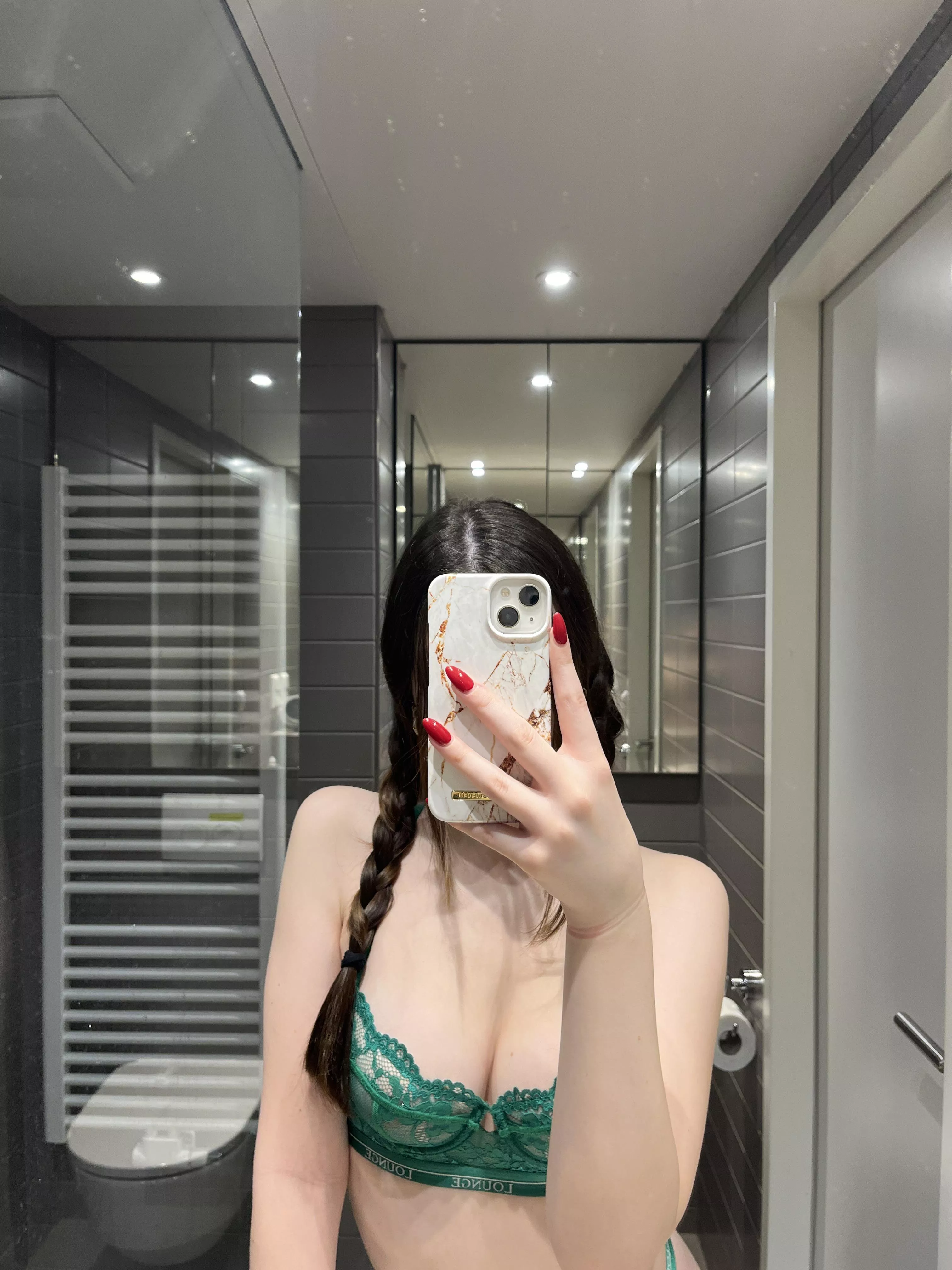 hope you like the view of my boobies