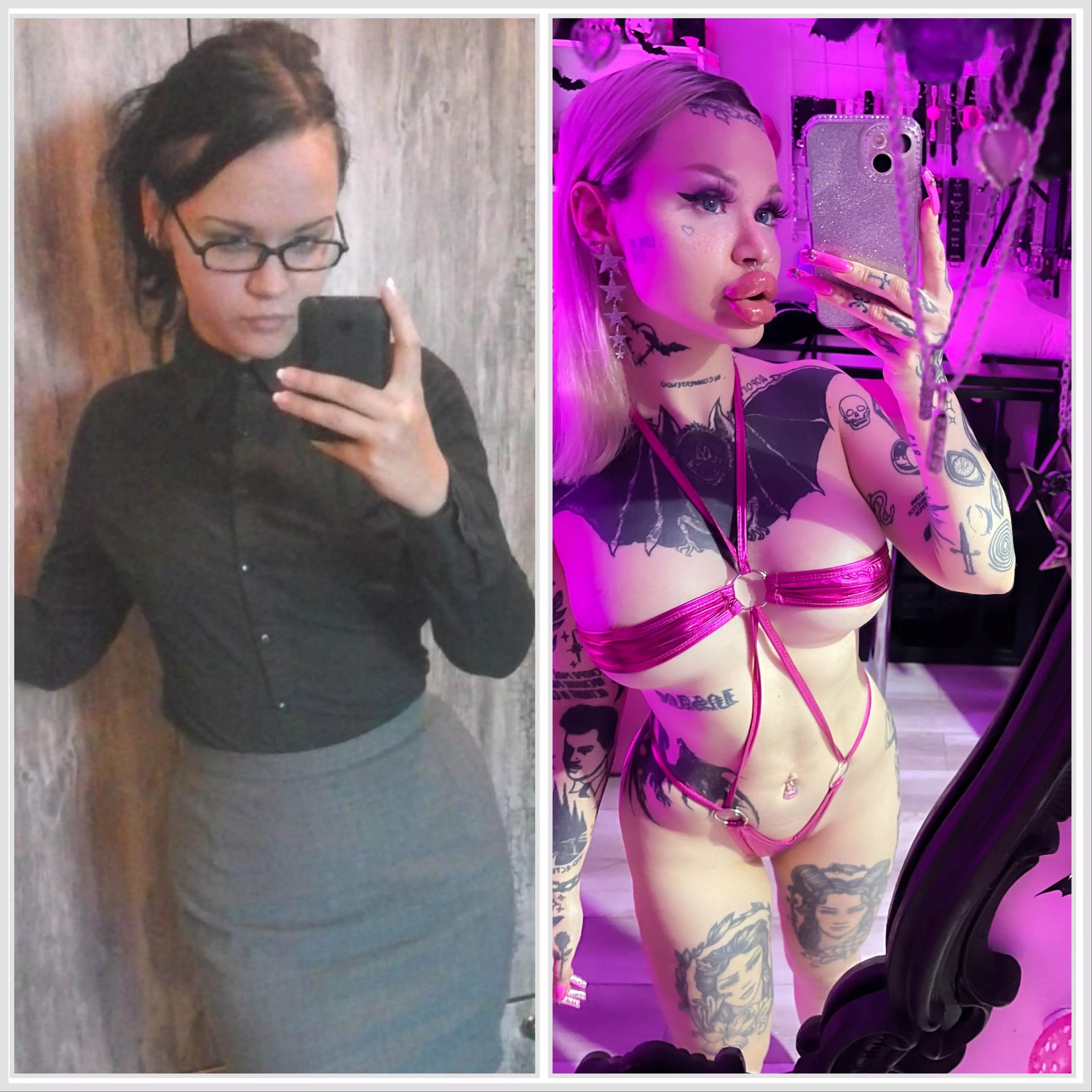 I am autosexual and i always wanted to become sexier in my own taste just for myself. Im very happy of my result and my transformation is keep going!