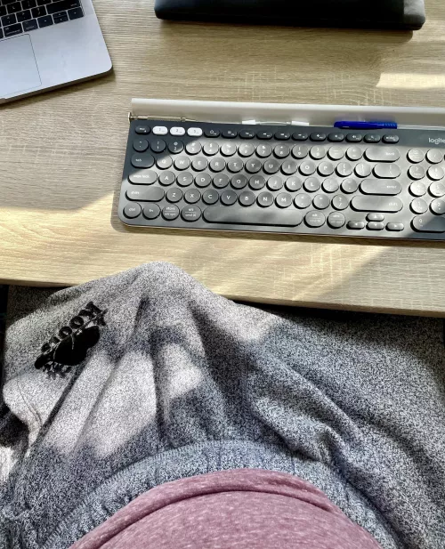 I guess he can do the typing today