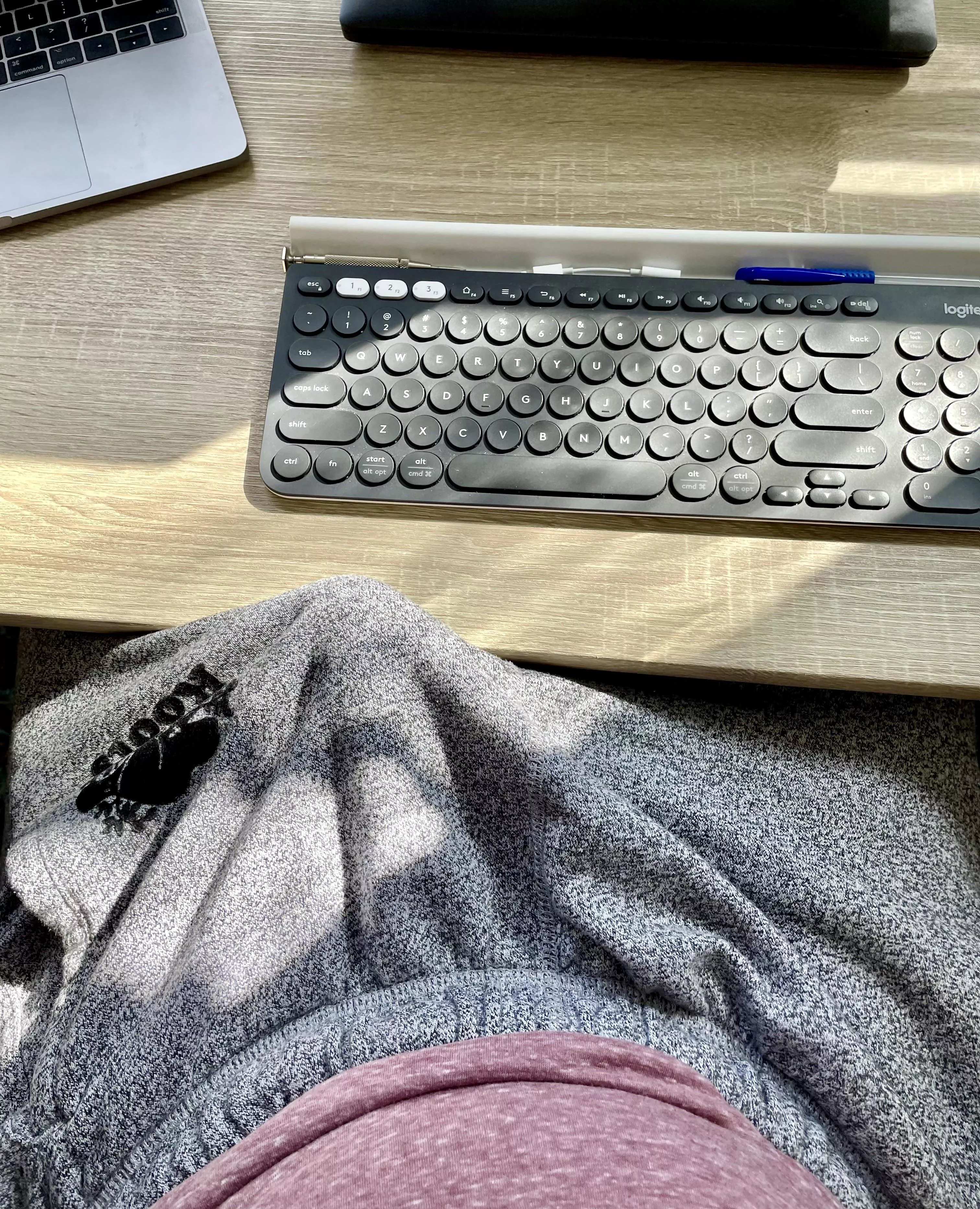 I guess he can do the typing today