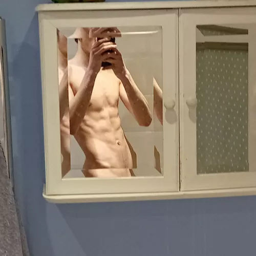 I have been working on my abs recently, do you like them? :3