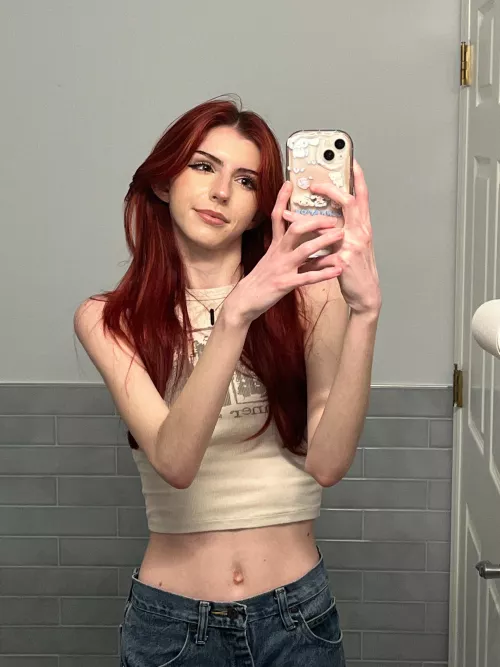 i used to get in trouble for not wearing bras with my crop tops