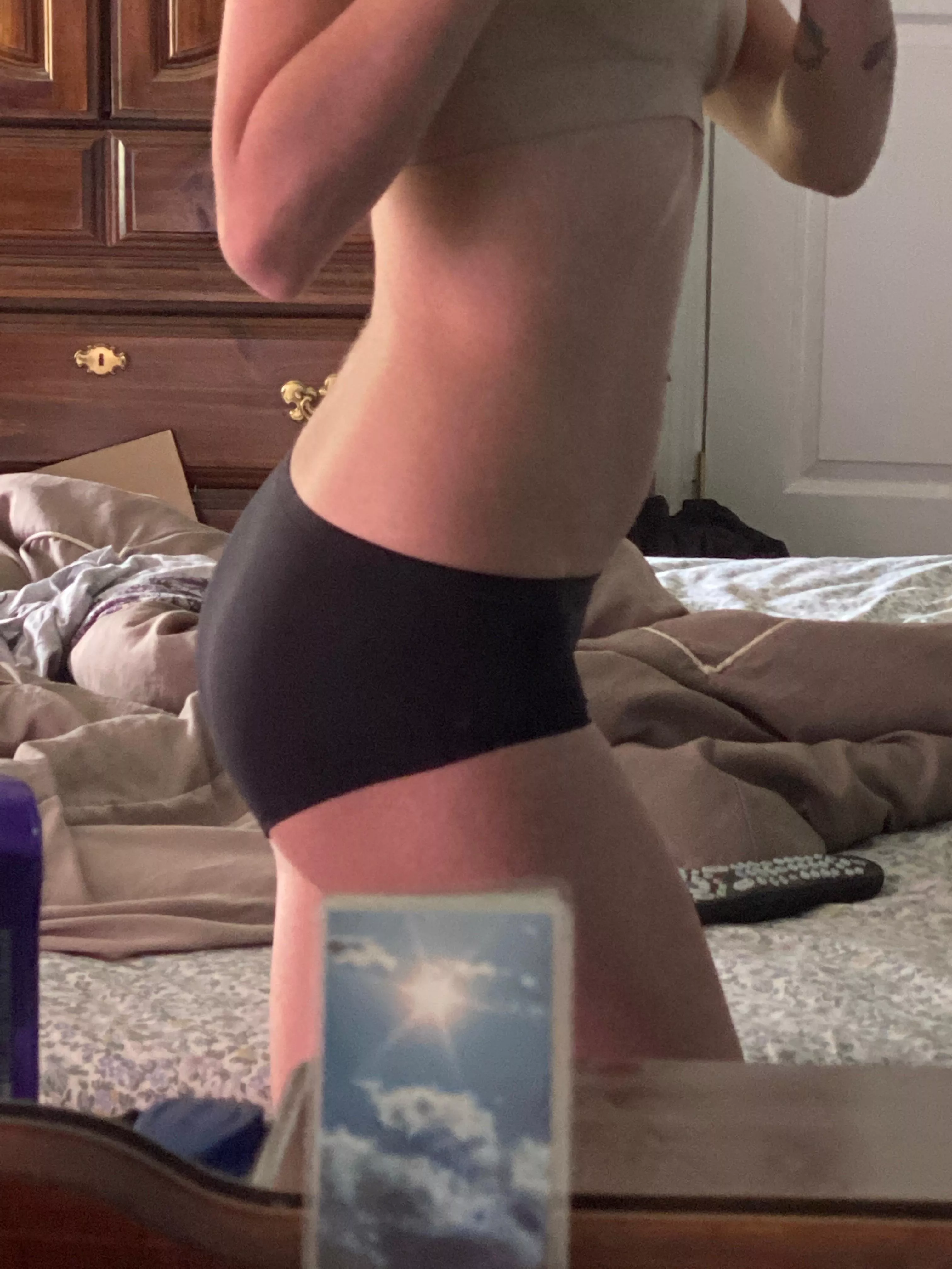 I’ll just stay like this today