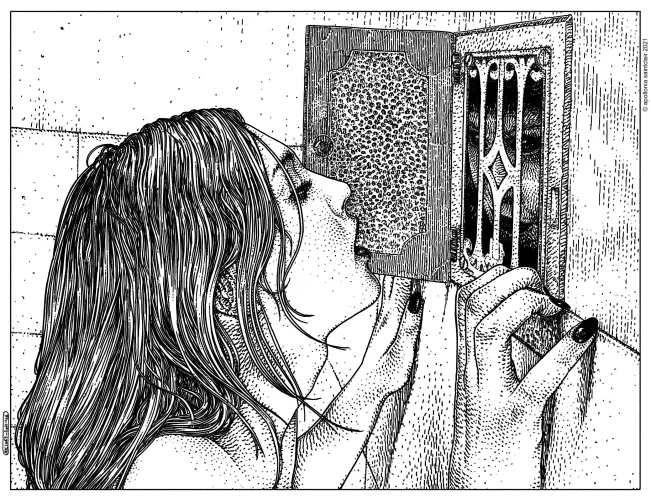La sibylle des conduites (Whispers) by Apollonia Saintclair