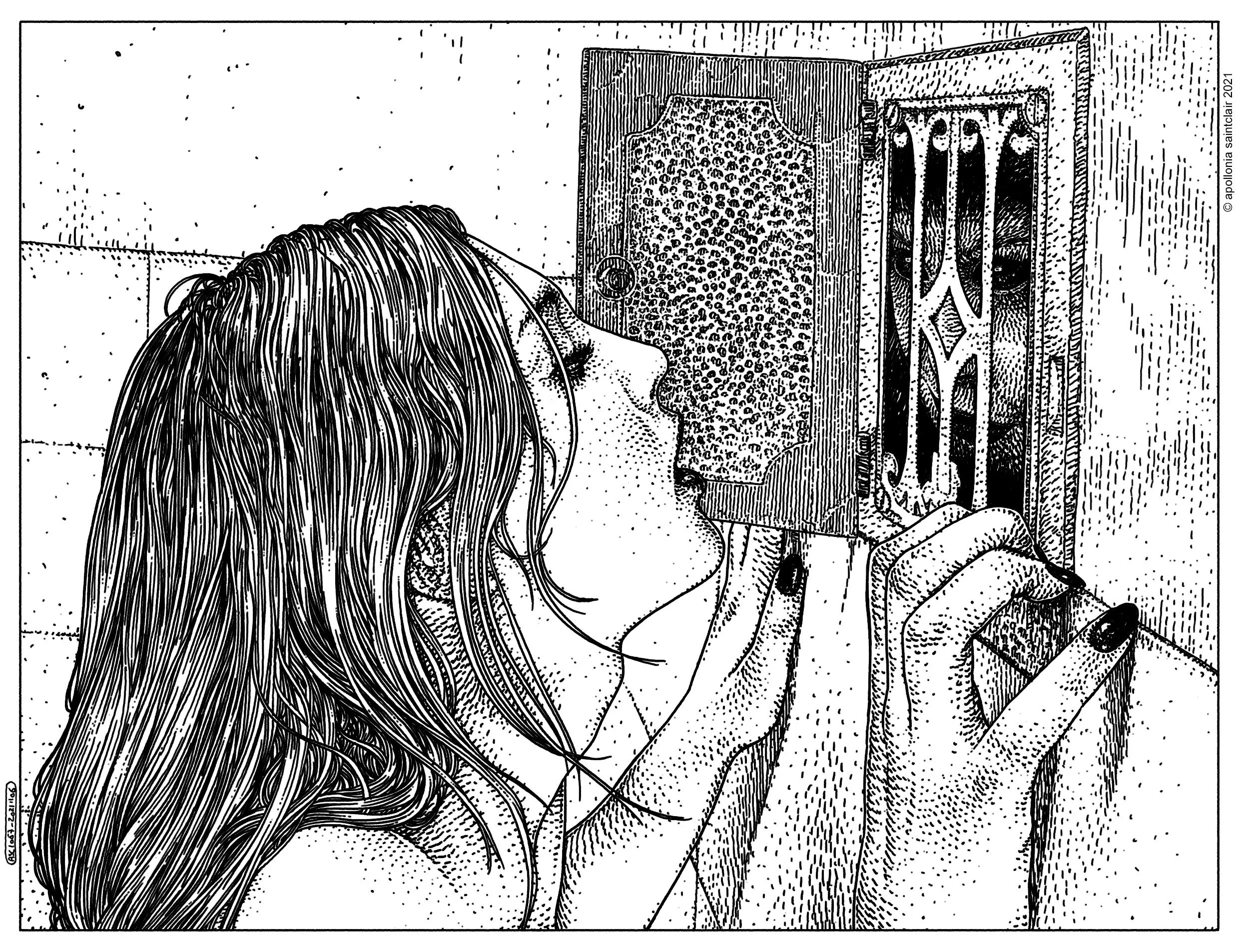 La sibylle des conduites (Whispers) by Apollonia Saintclair