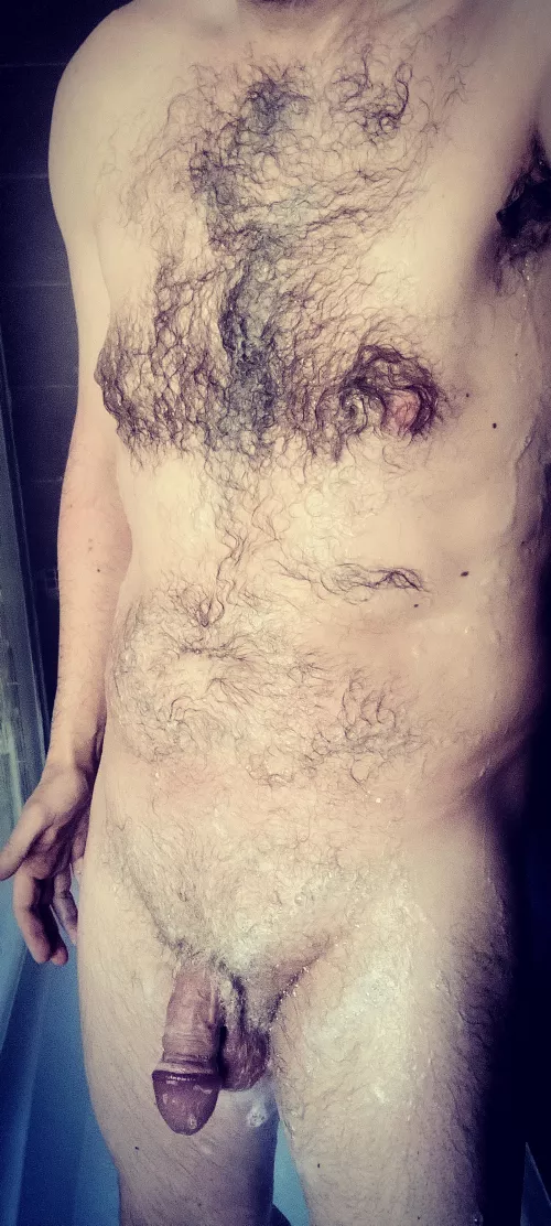 (m) How I look with not dry body hair
