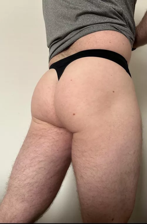 My favorite gym thong. Think guys stare? 