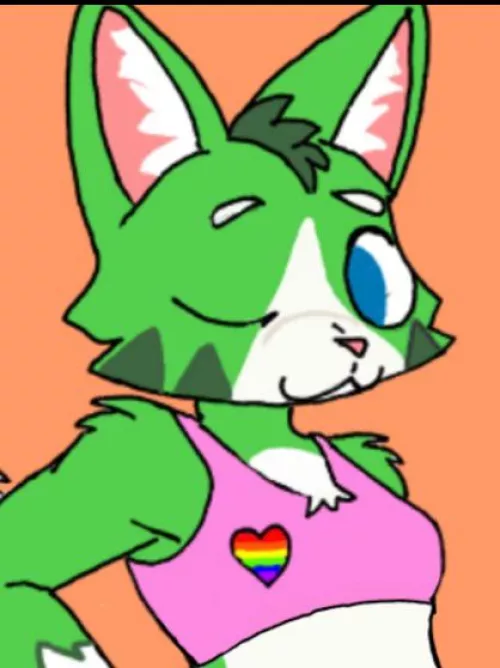 New drawing of my fursona, Aldwynn.