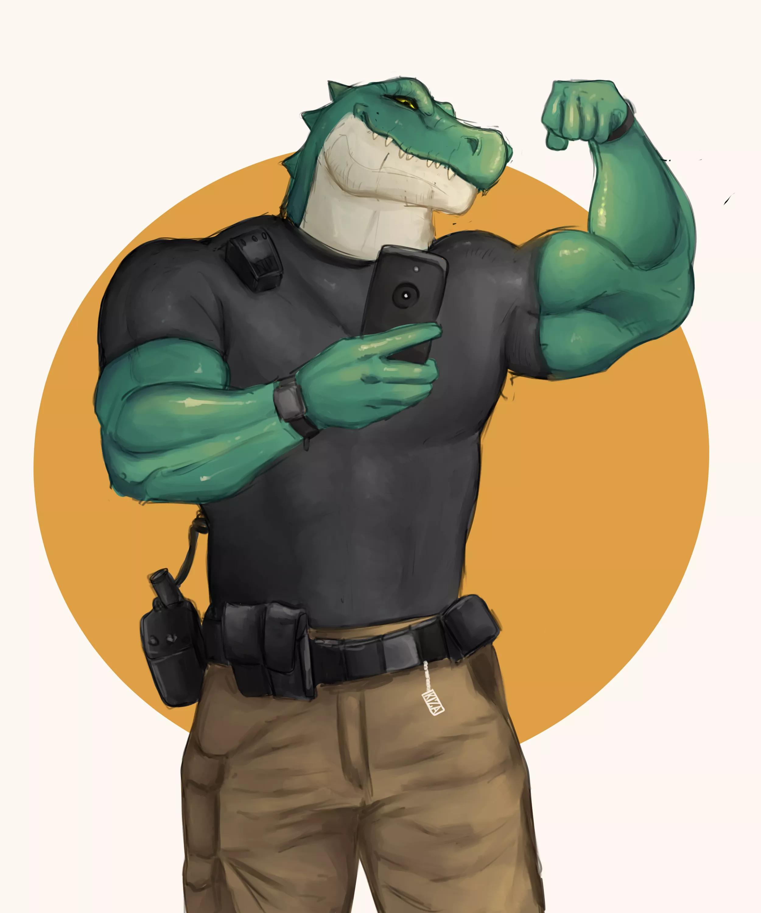 Officer on duty? (art by me)