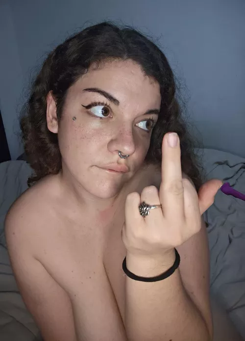 OH REALLY? That's why you're a beta, your clitoris is so small and pathetic that no one would touch it.