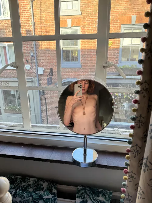 Rose quartz round my neck for self-love