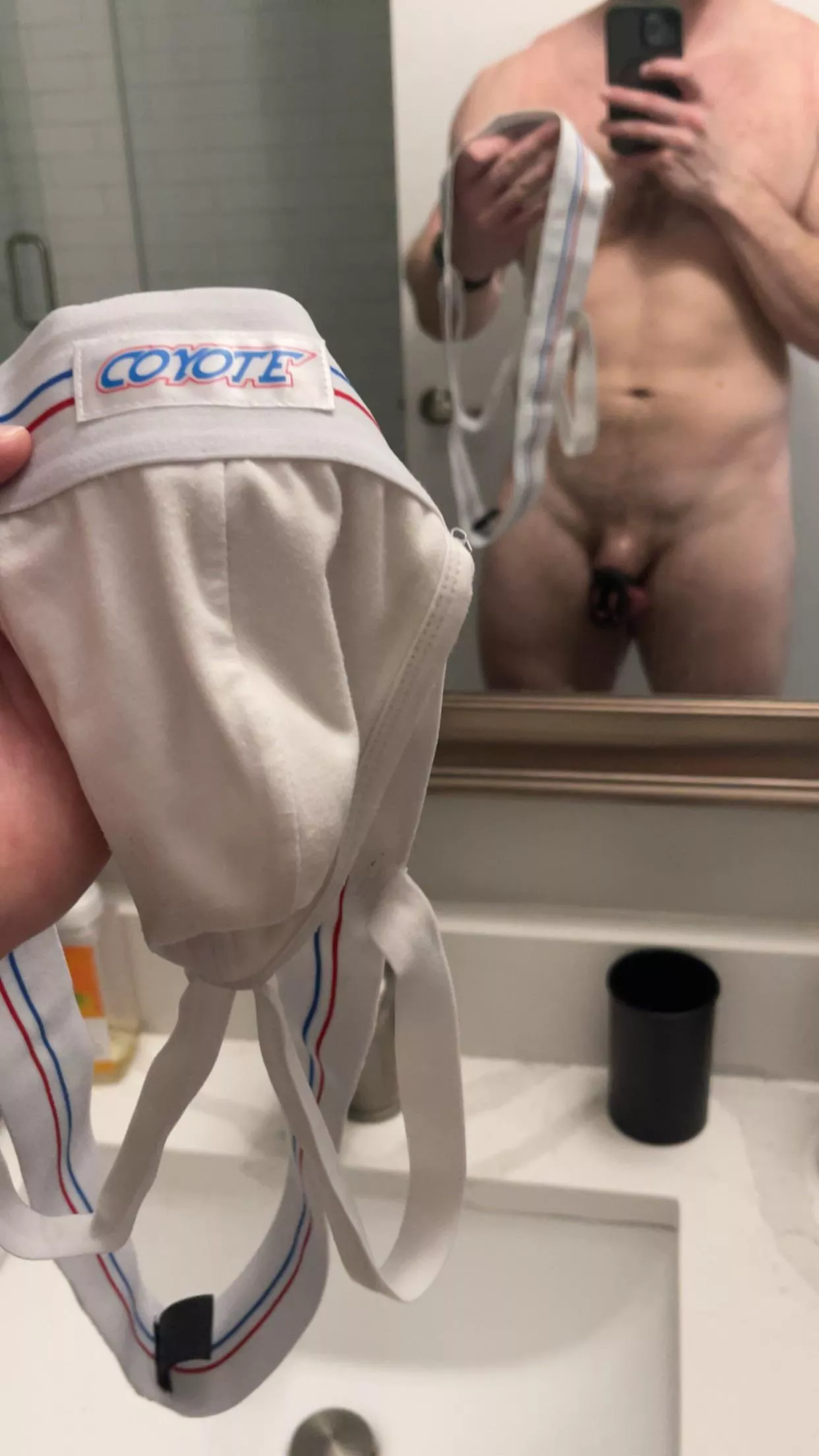 Sweat through what little fabric there is