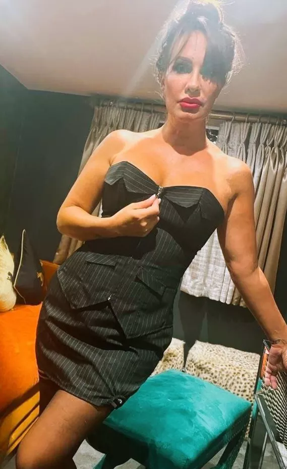 The mistress is ready for a date