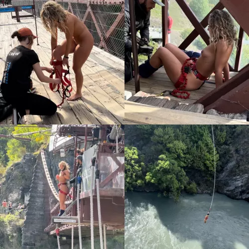 the only way to do a bungy jump if you ask me 