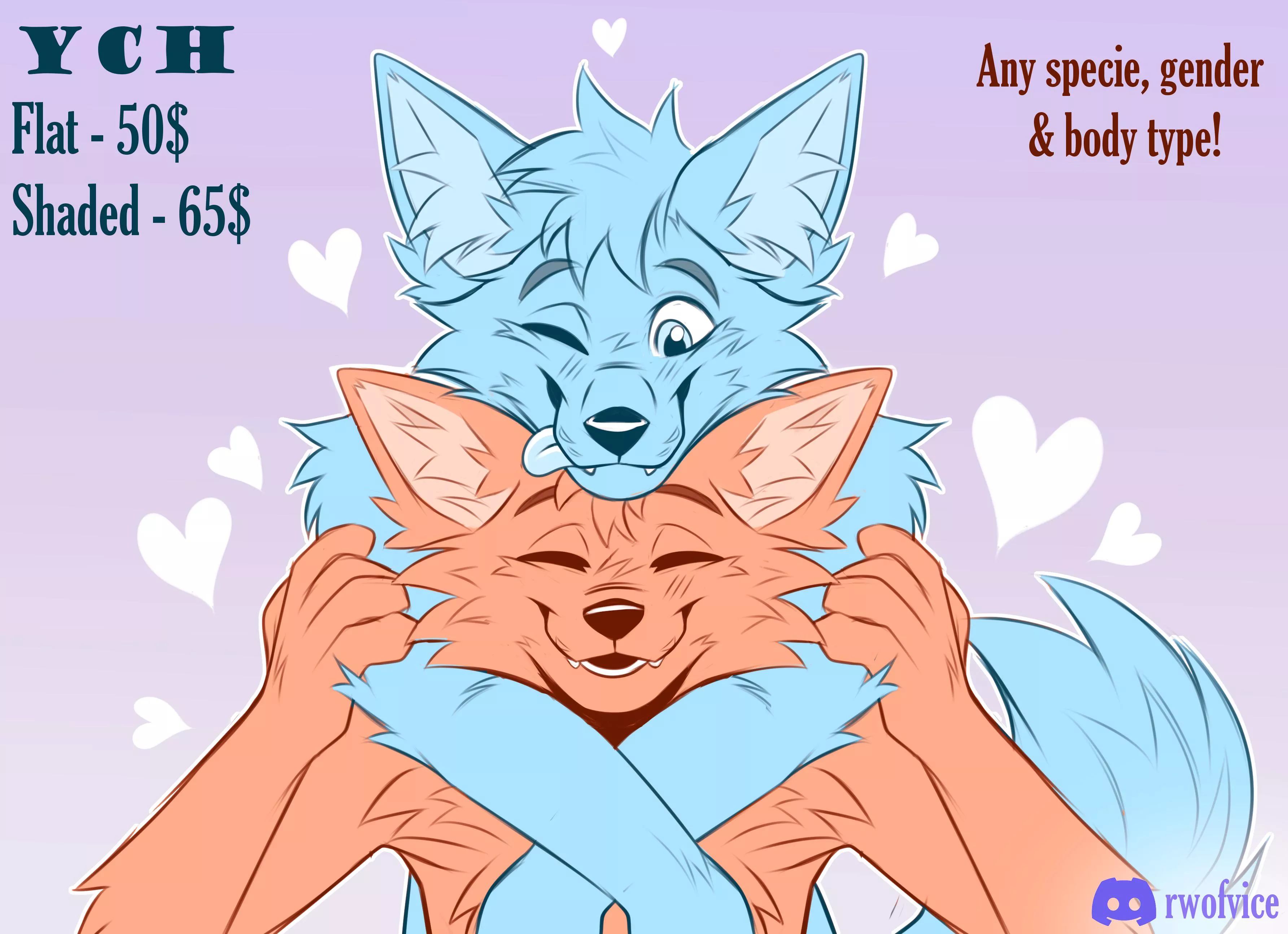 There are only 3 slots left for this YCH!