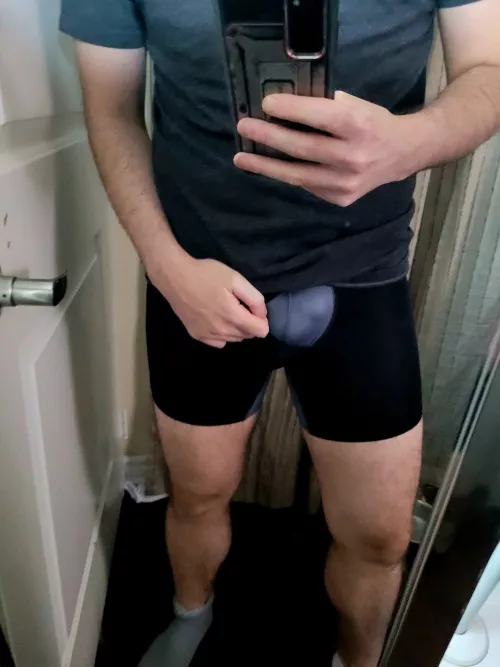 these boxers outline my cock v. nicely :)