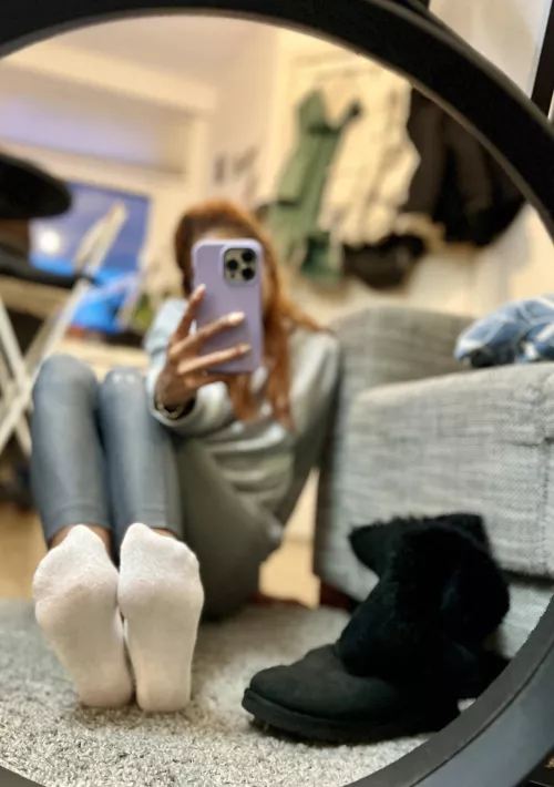 Uggs make for sweaty socks 🤭