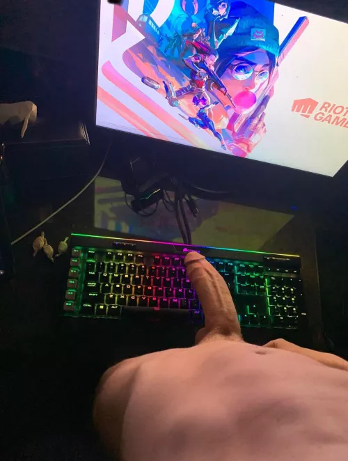 What you doing if you walk in on me gaming?