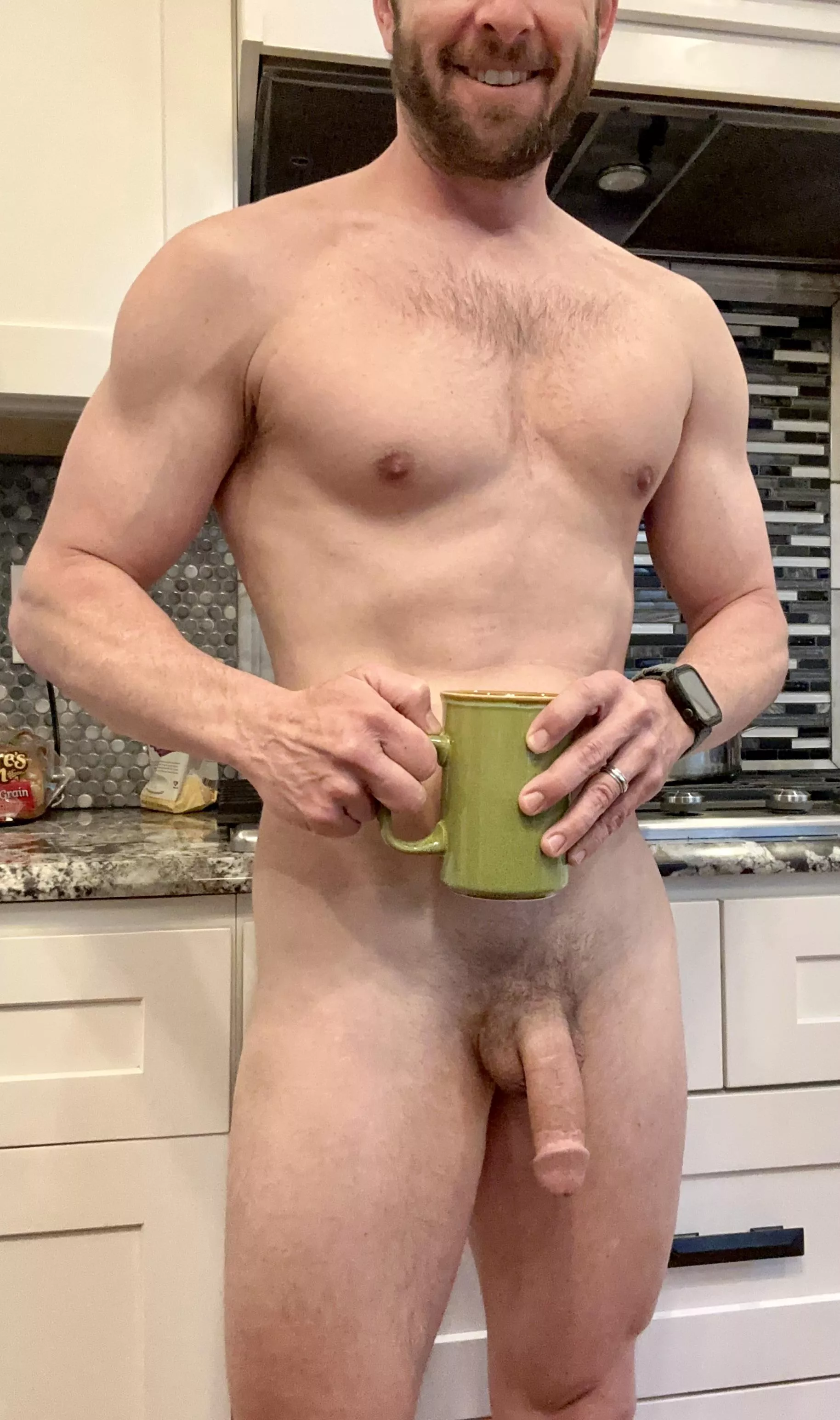 What’s a better way to start the day than coffee and cock?