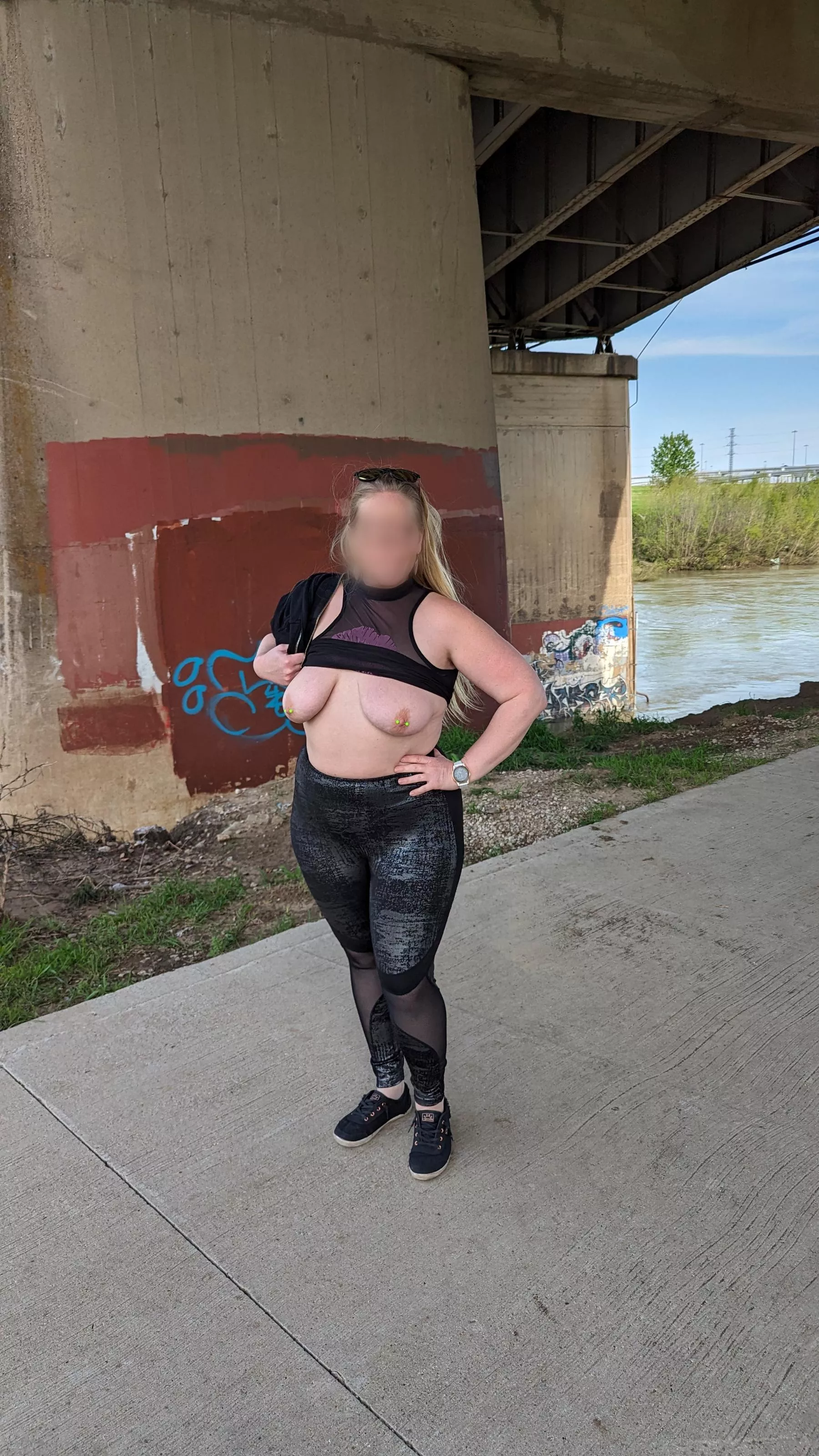 You never know what you'll see on the bike trail