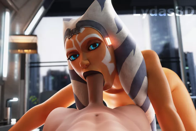 Ahsoka giving head (Lydas3D)